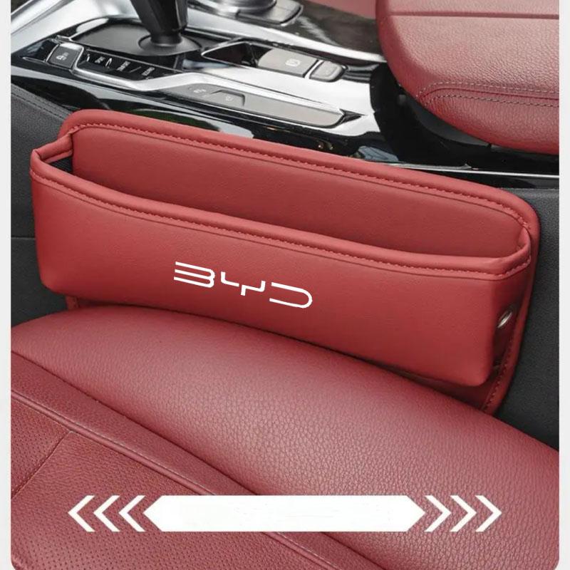 Car Front Seat Slit Catcher Side Seat Gap Filler Organizer Special Seat Crevice Storage Box for BYD Tang E6 Yuan Plus Song Qin