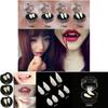 Realistic Halloween Vampire Fangs Teeth Kit With Solid Adhesive And Customizable Sizes