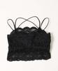 WEGO PHILLY Lace Size Black Camisole, Girly, Women's, F,