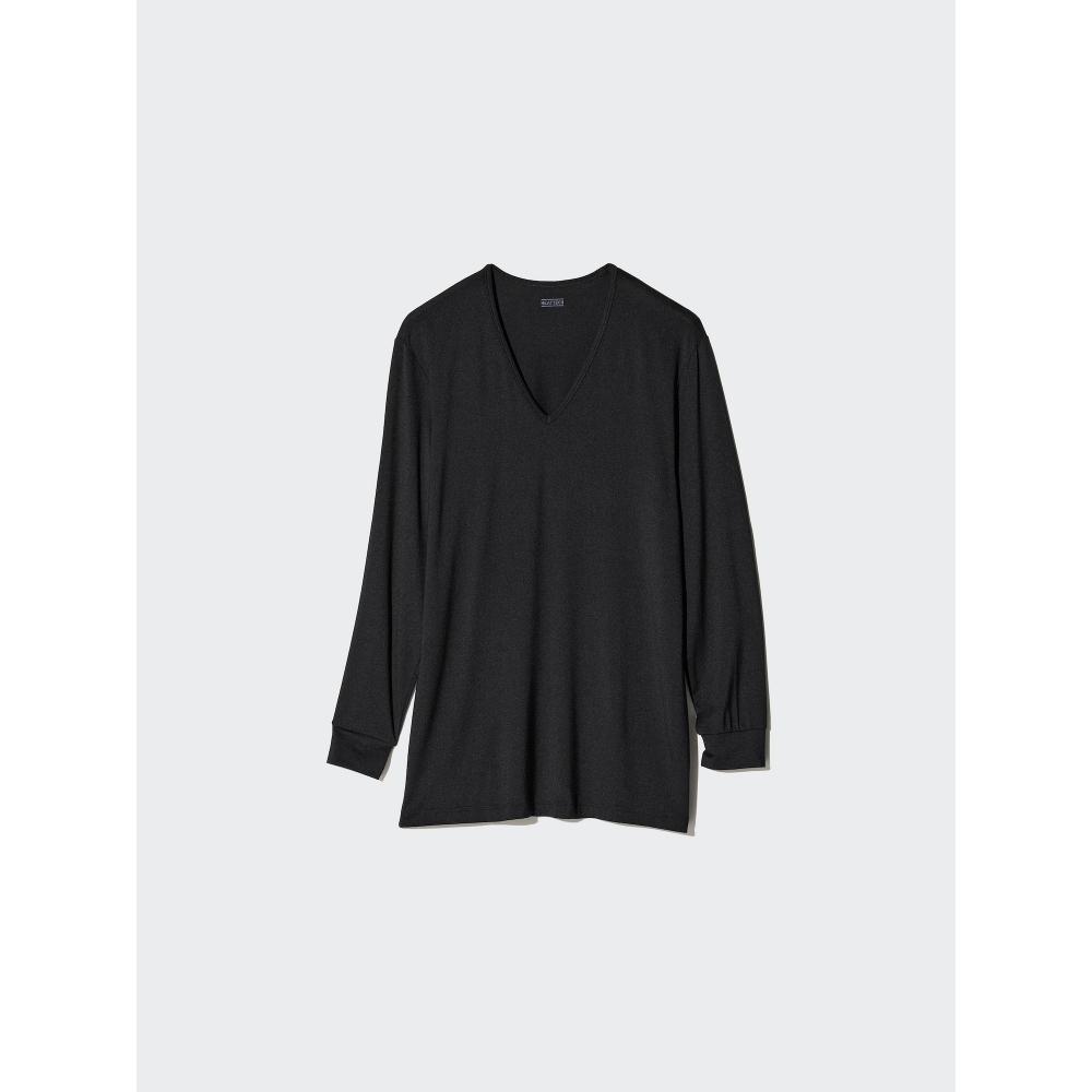 Uniqlo Japan HeaTTech V Neck T 9 Min sleeVe