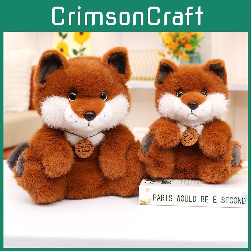 Toy Fox Plush Cartoon Animal Stuffed Toy Home Bedroom Decoration Gifts Kids