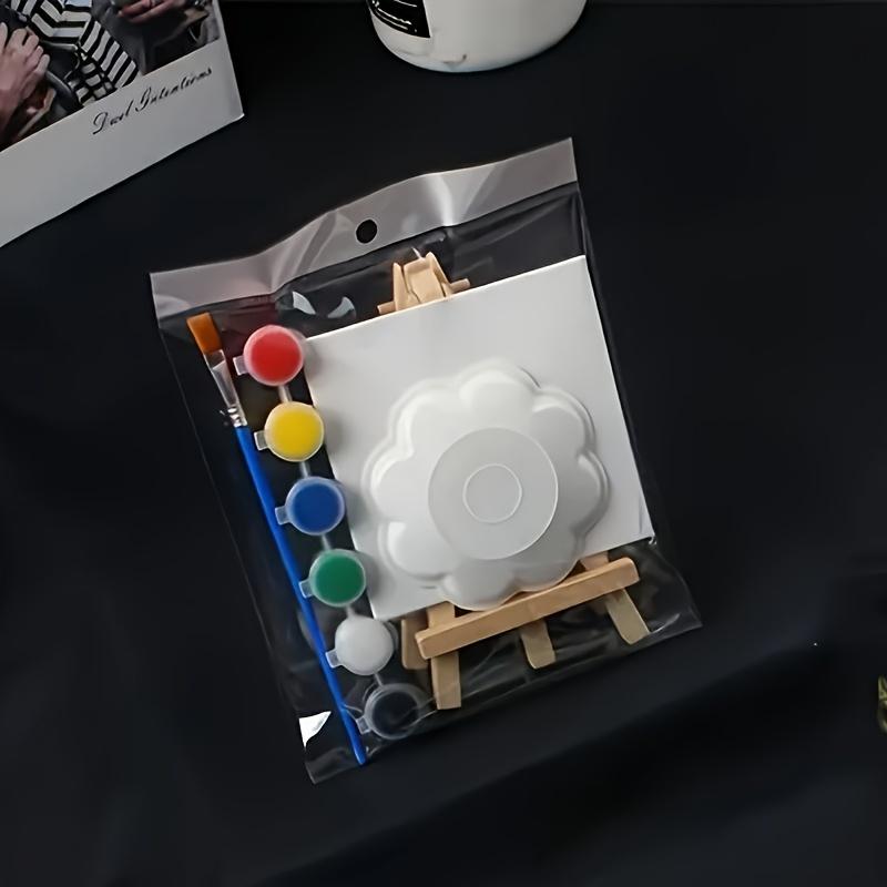 

Canvas Paint Set with Paint Tools DIY Painting Kit with Pre-Drawn Canvas + Mini Wooden Stands Kids School Children s Day Gifts