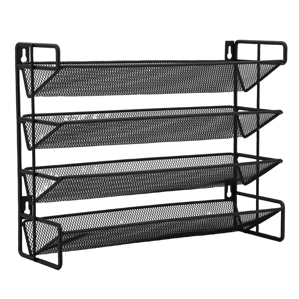 Seasoning Rack   4 Tier Vertical Countertop Seasoning Rack   for Kitchen Cabinet Pantry Cupboard