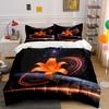 "Cosmic Lily Artwork Set" Soft Comfortable Duvet Cover Bedding Set Included 1*Duvet Cover & 2*Pillowcases, gift