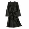 Women's Ice Silk Robe: Elegant, Sexy, and Thin Pajamas for Spring and Autumn.