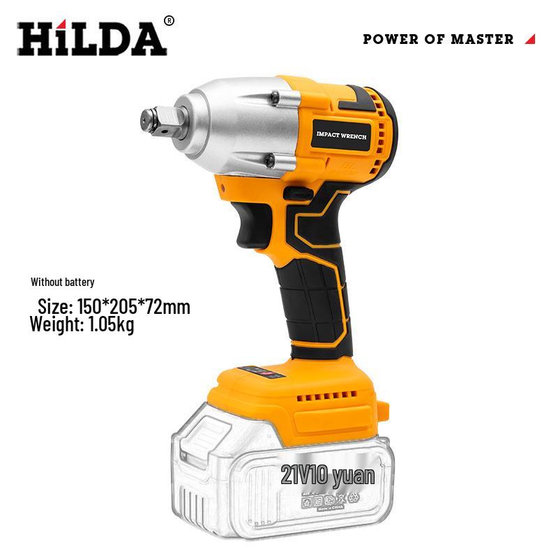 Portable Wireless Rechargeable Electric Wrench with Lithium Battery for Car Repair