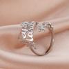 Lemegeton Customized Name Rings For Women Family Stainless Steel Couple Ring Personalized Stackable Name Jewelry Mother Gift