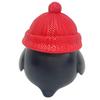 Christmas Penguin Candy Storage Box Red Hat Penguin Chocolate Goodies Snack Container Figurine Statue Resin Ornament