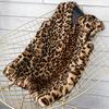 Leopard Print Faux Fur Winter Vest - Women's Mid-Length Soft Warm Coat