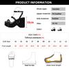 Fashion Gothic Punk Chunky Platform Sandals for Women Buckle Strap Wedge Heel Sandals Woman 2025 Summer Thick Bottom Gladiator Shoes