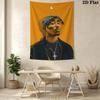 Rap Legends Street Art Tribute Threepiece Set 1 Duvet Cover 2 Pillowcase Without Core Christmas Birthday Gift Soft And Comfortable