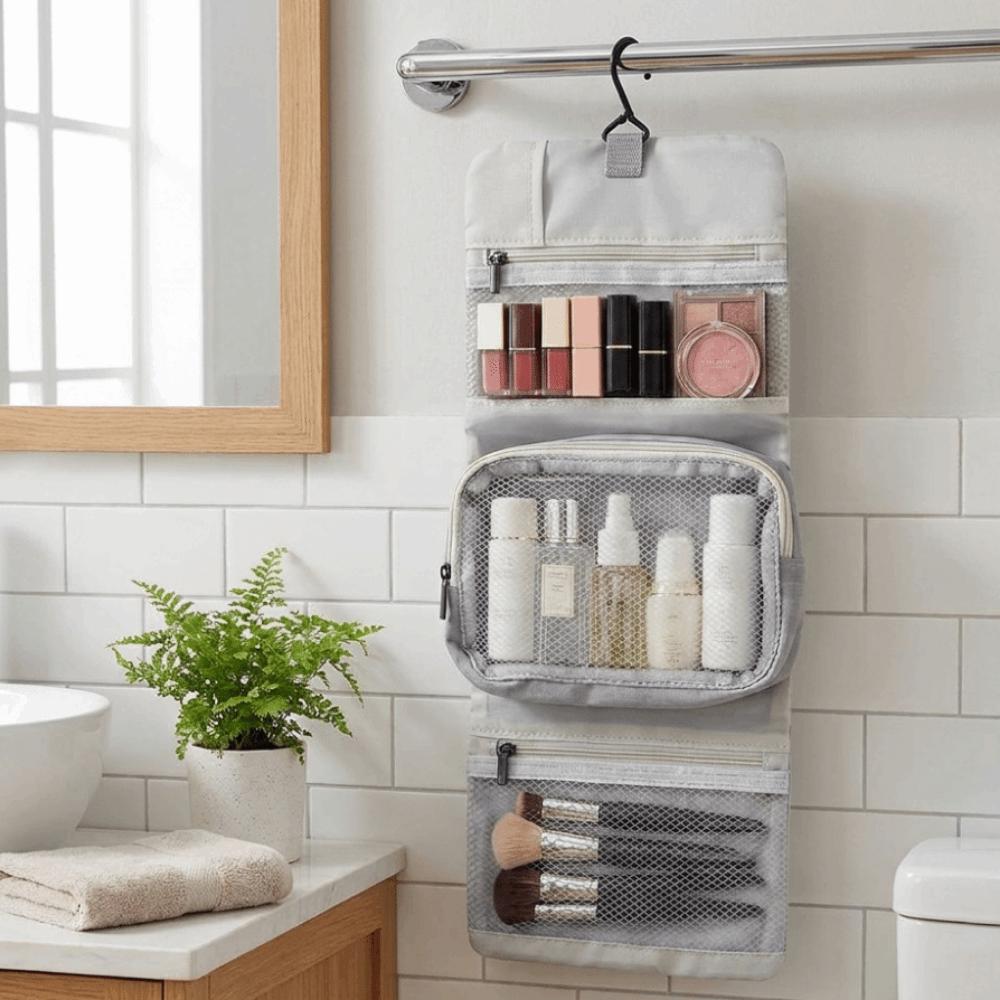 Multiple Pockets Detachable Toiletry Bag Large Capacity Wash Pouch Cosmetics Bag for Home