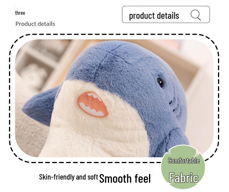 Cute Plush Shark, Seal, and Narwhal Toy Pillow - Perfect Gift for Kids