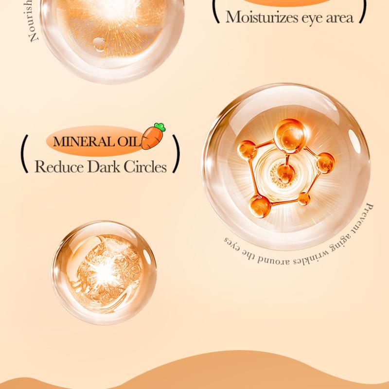 Cremă de ochi cu morcovi 20g SADOER hidratantă pentru a îmbunătăți cearcănele, ridurile sub ochi și pungile de sub ochi