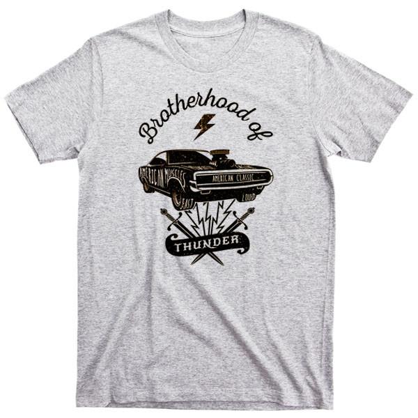 Muscle car T-Shirt Retro racing Skull Motorcycle Tattoo Miami Vegas gray XXXV M