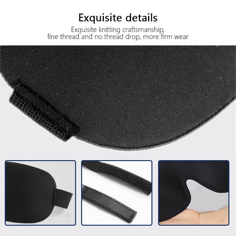 Blackout Eye Mask Sleep Children's Eye Mask 3D Breathable Sleeping Mask Adjustable Length with Women Men