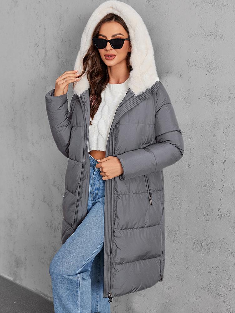 Cinemore Women's jacket long Fashion Grace women winter down jackets Zipper pocket with belt parka high quality outwear 9027
