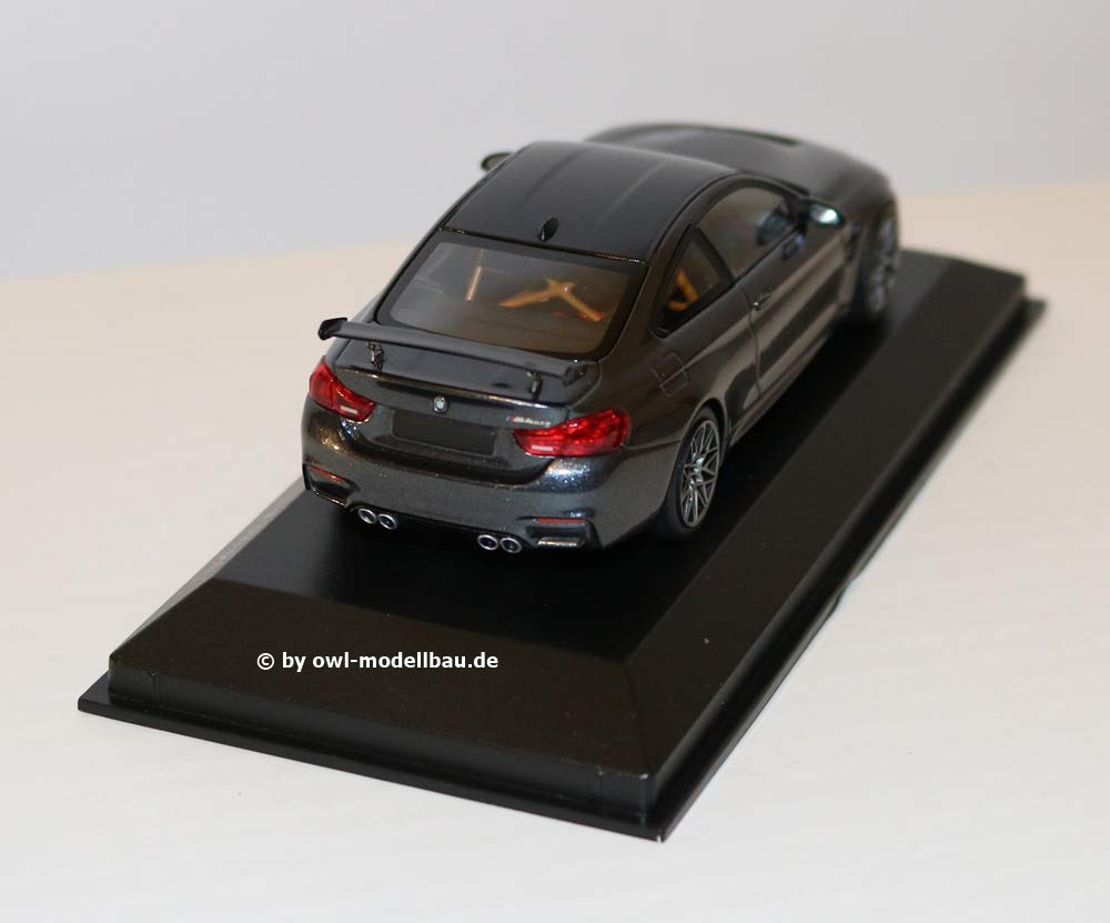Minichamps scale BMW M4 GTS 2016 Gray Metallic with Gray Wheels 1/43