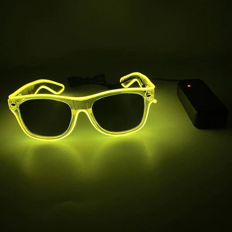 Led Glowing Glasses Lights Rave Parties Glasses with Led Light Up Glasses Led Sunglasses Wedding Party Accessories SG05