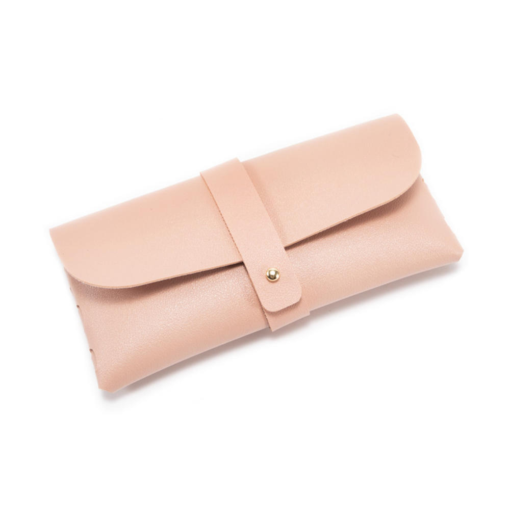 1Pcs Glasses Case Women Leather Soft Glasses Bag Fashion Portable Sunglasses Box Bag Accessories Eyeglasses Case Sunglasses Box