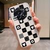 For Realme 12 4G 12+ 13+ Plus 13 Pro+ Plus 5G Case Fashion Flowers Painted Clear Silicone Phone Cover Fundas Funny Cat Couple
