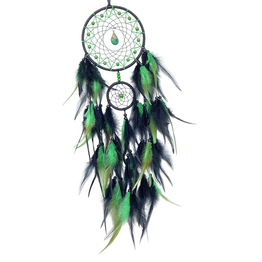 Dream Catchers for Bedroom Boho Dream Catcher Wall Decor Crystal Wood Beads Hanging Ornament Home Decorations Gift