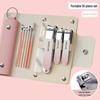 Nail Clipper Set with Leather Case - Manicure Tools