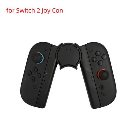 Lade Griff für Switch 2 Joy‑Con – LED-Anzeige, Verstellbarer Winkel, Spielen während des Ladens