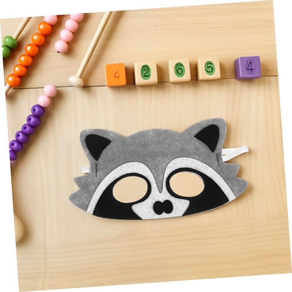 4Pcs Children's Day Gits Felt Animal Mask Children Gits Animal Cosplay Mask  Children's Day