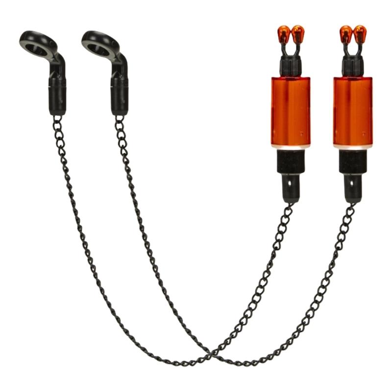 2pcs Carp Fishing Swingers Alarm Swingers Chain Indicator Carp Bites Indicator Fishing Tackle Bites Alarm Bobbins Hanger