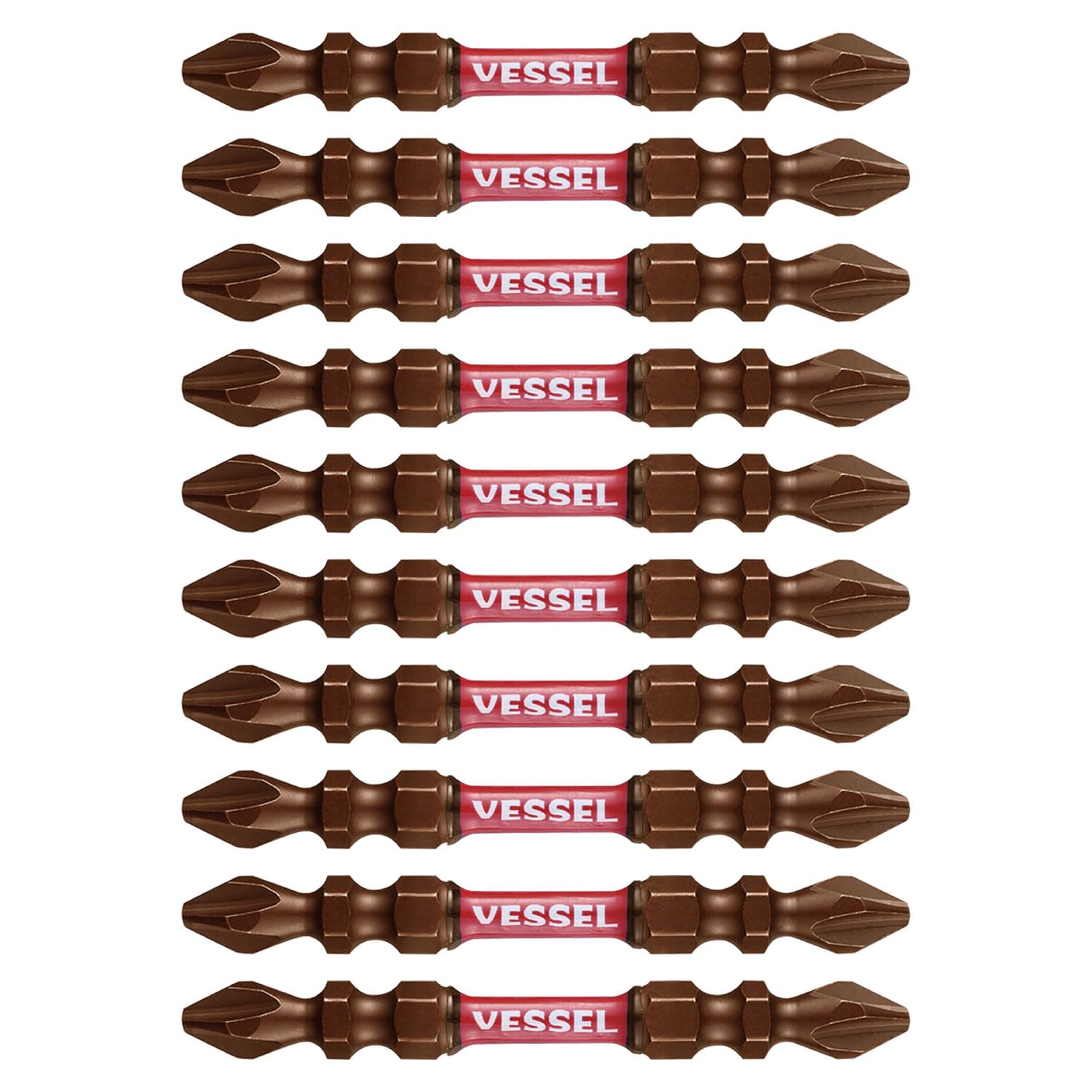 

VESSEL Sakisbo Torsion 2 x x Set of SST10P2065F Bit, Double-Headed, 4 65mm, 10,