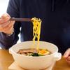 Kamoshika Dougu Store Open-Food Ramen Pot with Rice Spoon and Base, Single-Serving Pot and Serving Bowl, Banko Ware, Made in Japan, Black