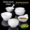 White Melamine Restaurant Serving Bowl