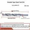 6542 Stainless Steel Super Hard Extra Long Taper Shank Twist Drill Bit for Deep Hole Lathe, 76-82*800