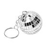 12 Pcs/Set Key Pendant Discos Balls Keyrings 1970s Party Gift Party Decorations 70s Discos Accessories