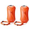 1/2Pcs Swim Buoy Float for Open Water Swimming Safety Float with Adjustable Waist Belt Waterproof Dry Bag for Swim Train Kayaker