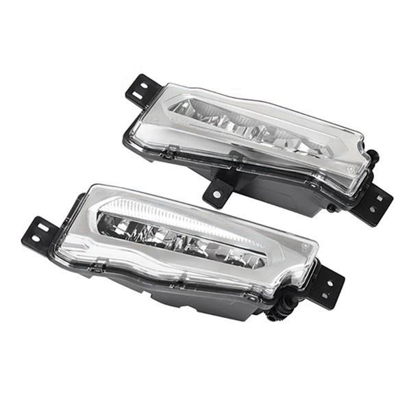 Compatible Right Front LED Daytime Running/Fog Light for 17-19 BMW X3/X4 (Part No. 63177412528)