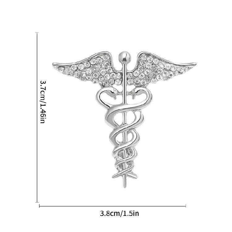 Eye Catching Sophisticated Angelic Wing Pin Portable Jewelry Accessory for Themed Event Stylish Outfits Casual Wear