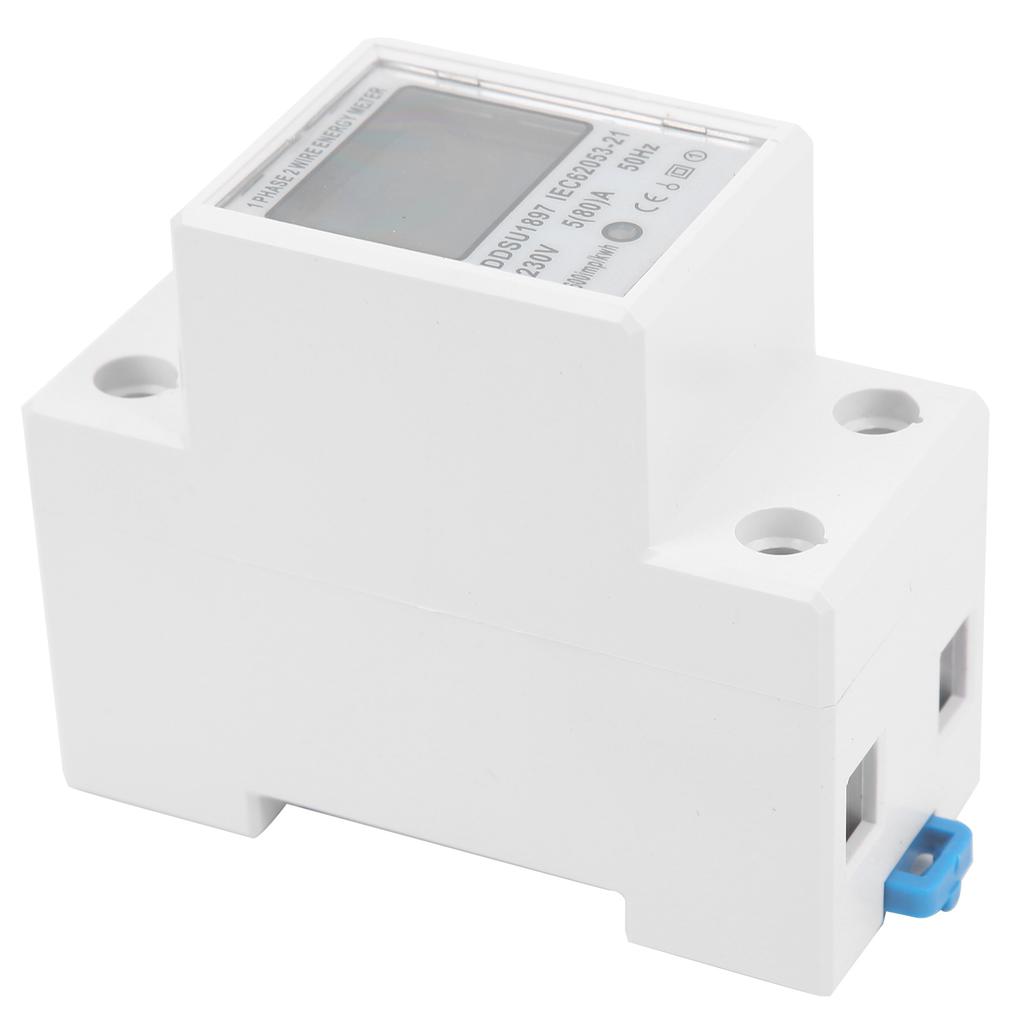 DDSU1897 1-Phasen-2-Draht-Energiemessgerät, intelligenter digitaler elektrischer Energietester, 230 V