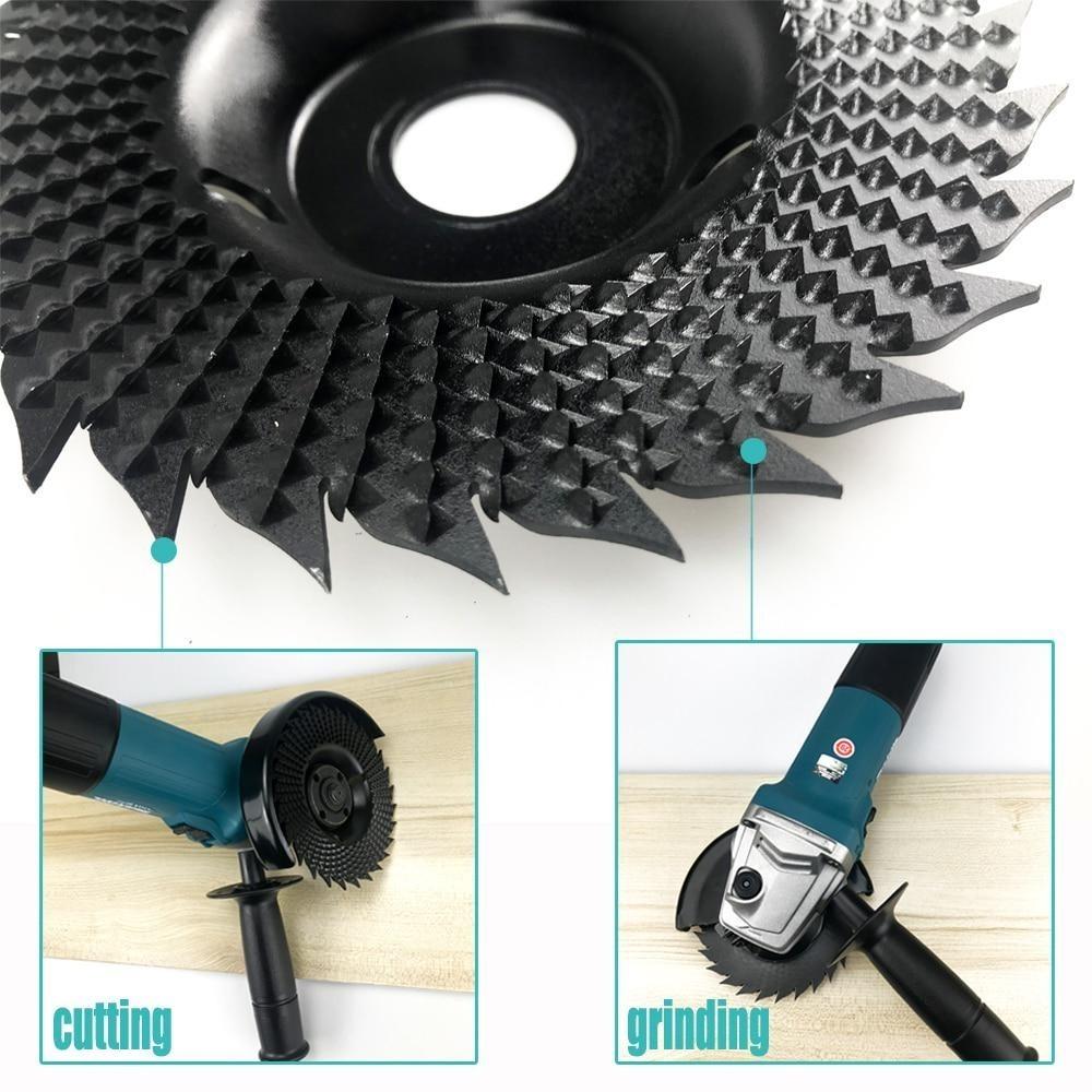 Slipeskive av vinkelsliper 22 mm boring Rund tre Vinkelslipeskive Slipemiddel DIY Trebearbeidingsverktøy Utskjæringsroterende verktøy