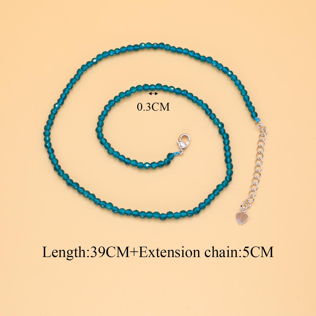 

1 шт. в партии, ожерелья-чокер из натурального камня со шпинелью для женщин и мужчин, длина ювелирных изделий 38 + 5 см 1Pcs/Spinel