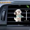 Niedliche 2D Acryl Auto Lüftungsschlitz Clips Cartoon Lufterfrischer Clips Für Auto Innenraum Dekoration Auto Zubehör