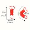 1PCS Decompression Toy Finger Telescopic Tube POP Finger Pull Tube Bellows Children's Toy Elastic Finger Exerciser