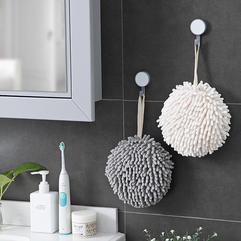 Chenille Hand Towels, Super Absorbent Hanging Kitchen Dishcloths, Quick Drying Cleaning Cloths for Kitchen and Bathroom