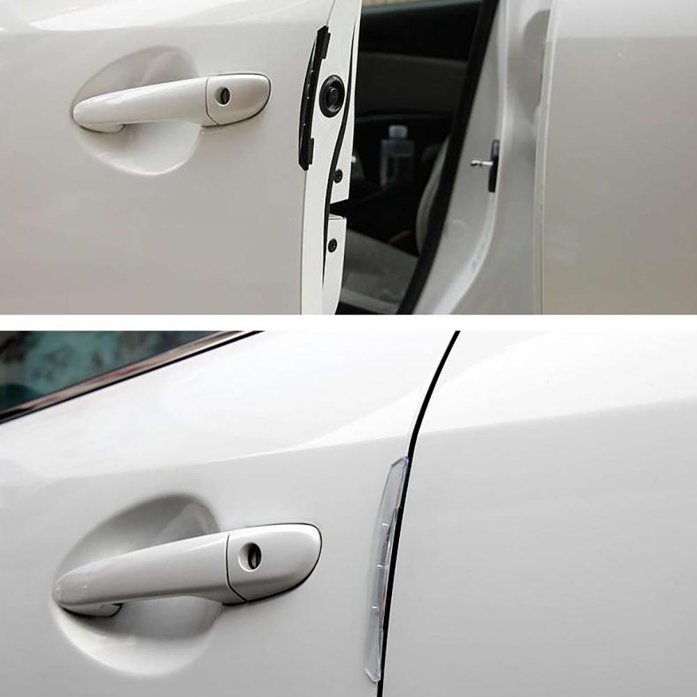 4PCS Car Sticker Door Edge Guards Trim Molding Protection Strip Scratch Protector Car Crash Barriers Door Guard Collision