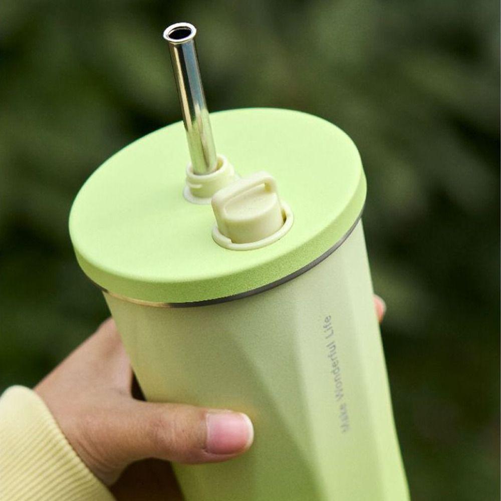 Stainless Steel Water Bottle Large Capacity Insulation Cup Drinkware Thermal Cup  Ice Cream
