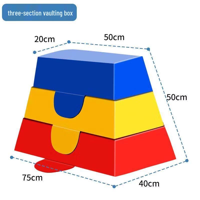 Adjustable 3-Position Soft Vaulting Horse