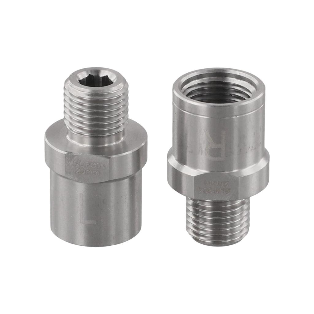 Bicycle Pedal Adapter Pair Designed for 9/16 Inch and 1/2 Inch Compatibility