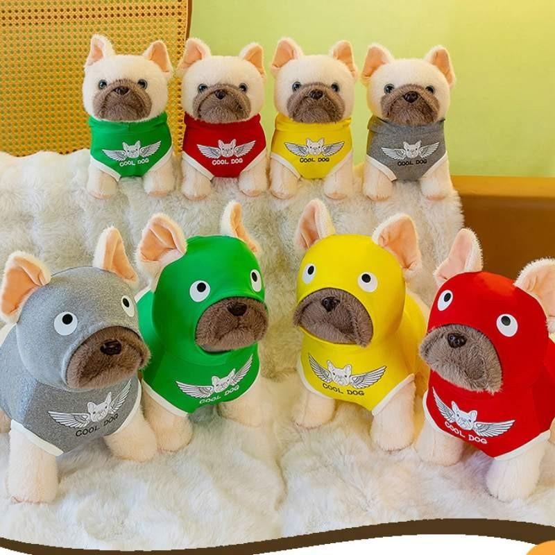 Cute Bull Terrier Plush Toy For Girls Bedtime Companion Night Market Dolls Wholesale Factory