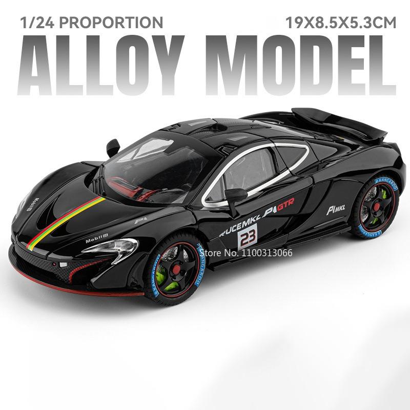 

1:24 Scale Senna P1 Models Alloy Cars Diecasting Toys Doors Opened Wheel Steering Miniature Supercars Kids Children s Day Gifts
